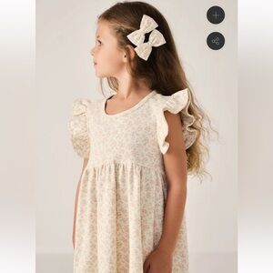 Jamie Kay Floral Ruffle Sleeve Dress with Bow